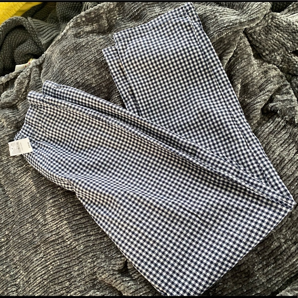 Brandy Millville checker print plaid pants